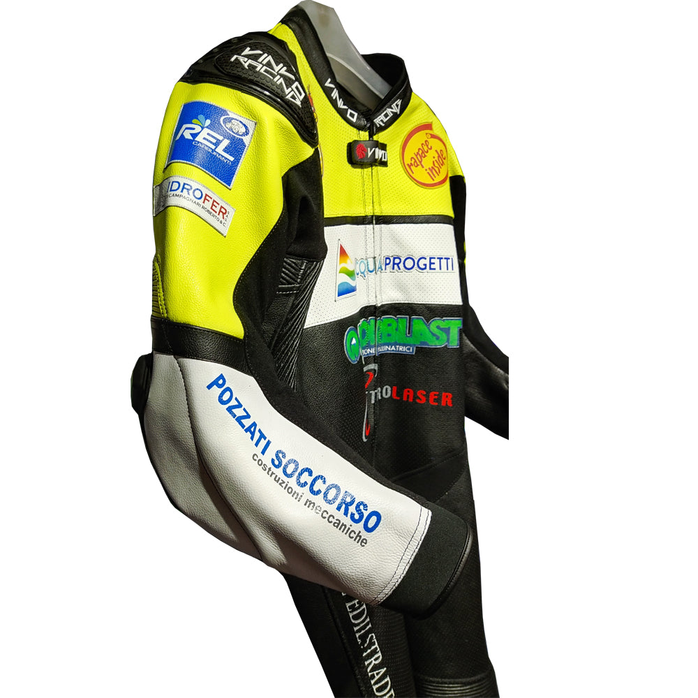 Custom Cowhide Leather Race Suit