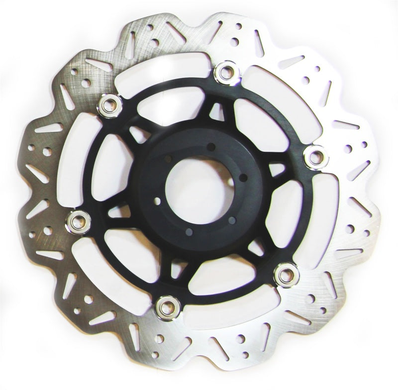 EBC 97-98 Honda CBR 1100 XX Blackbird Front Left/Right Vee Floating Black Rotor — VR1120BLK