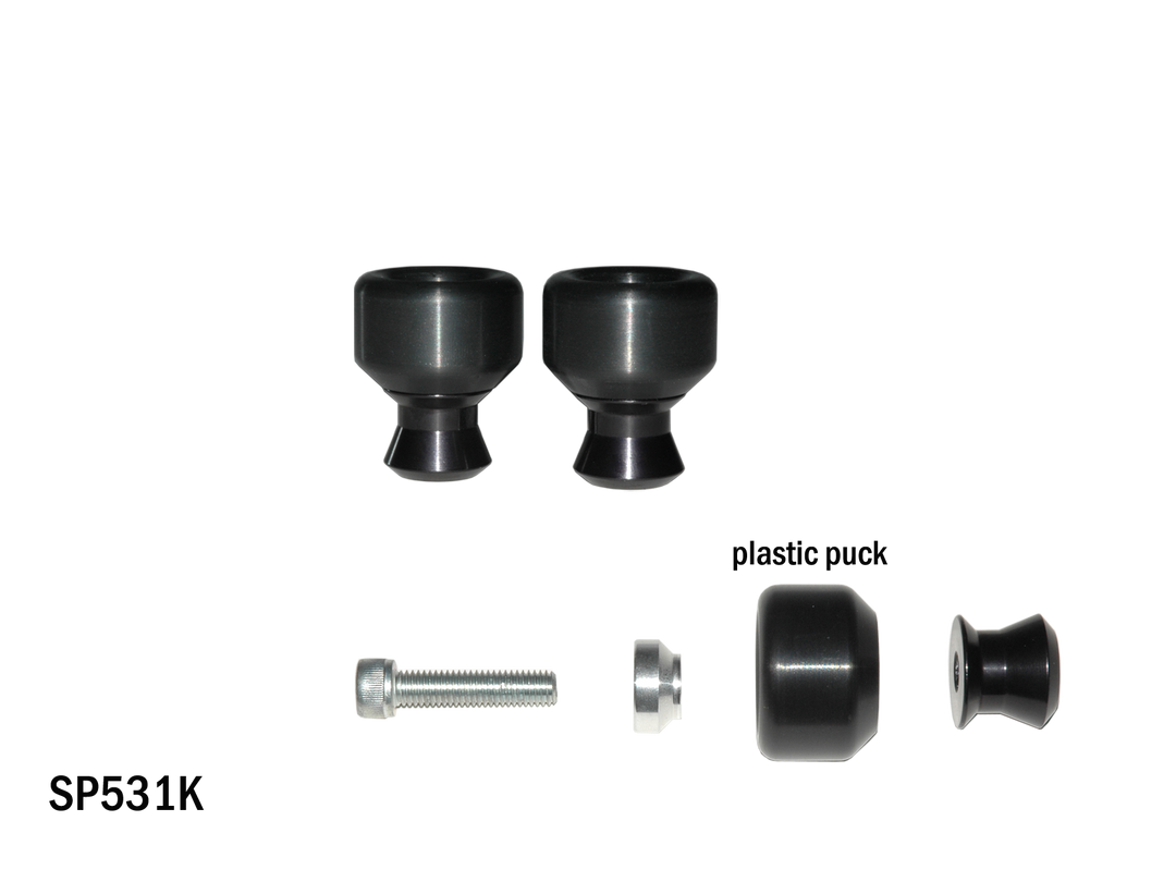 Vortex Swingarm Slider Spools — Black