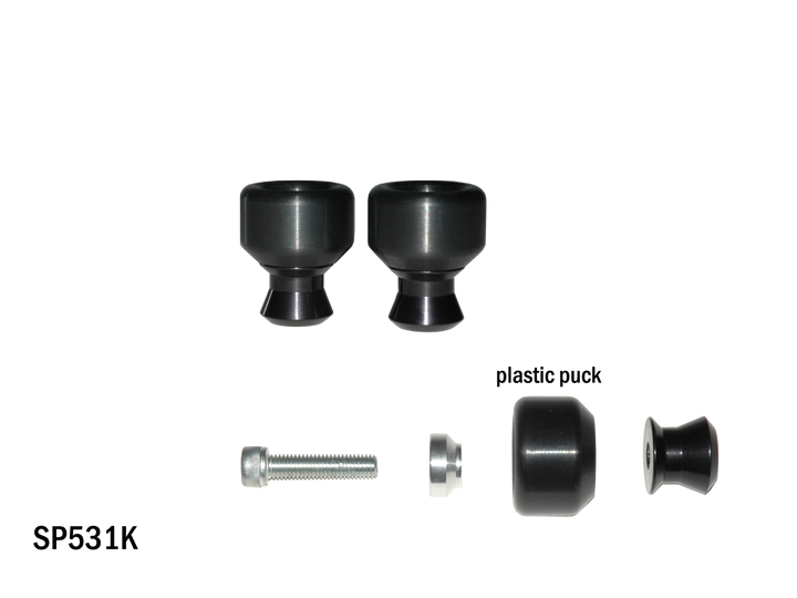 Vortex Swingarm Slider Spools — Black