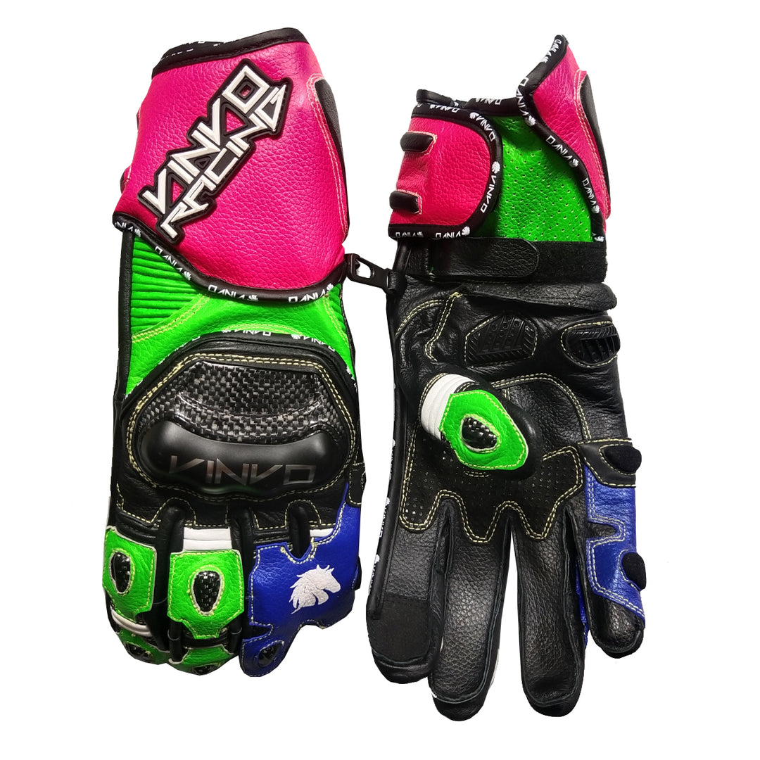 Custom Leather Race Gloves