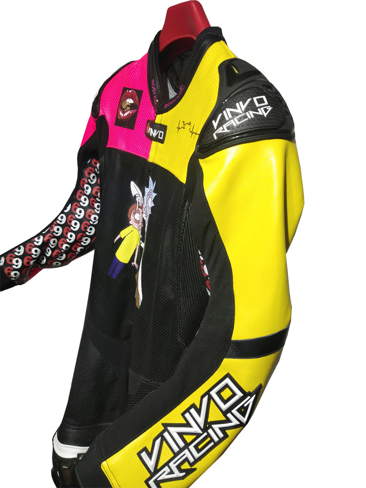 Custom Cowhide Leather Race Suit