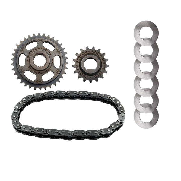 S&S Cycle 2017+ M8 Models Camshaft Chain Drive Kit - Incl. Chain, Sprockets, & Shims