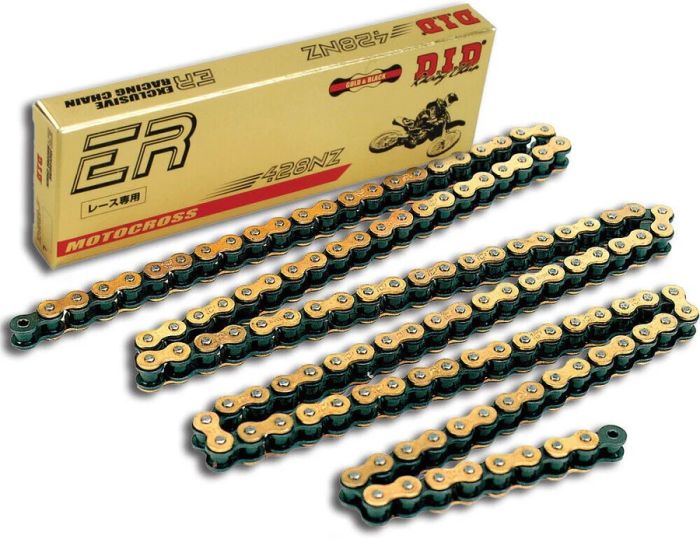 D.I.D NZ Series Non-O-Ring Race Chain — 428NZGX108FB (428 pitch, 108 links)