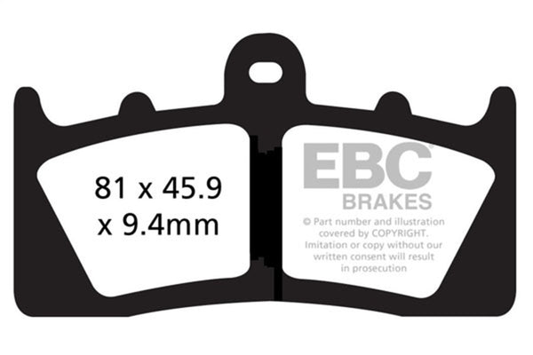 EBC HH Sintered Brake Pads — FA613HH