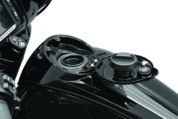 Kuryakyn Easy Fill Fuel Door Black