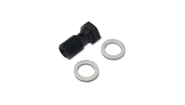 Vibrant Aluminum Banjo Bolt w/ 2 Washers - M8×1.25, 20mm
