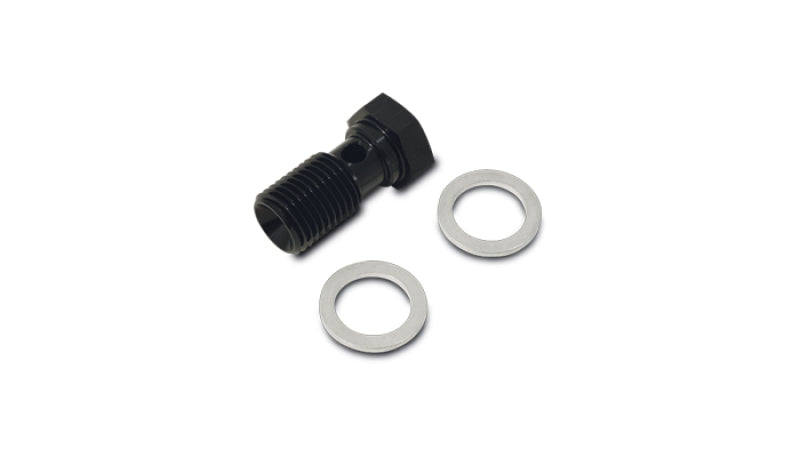 Vibrant Aluminum Banjo Bolt w/ 2 Washers - M12×1.0, 20mm