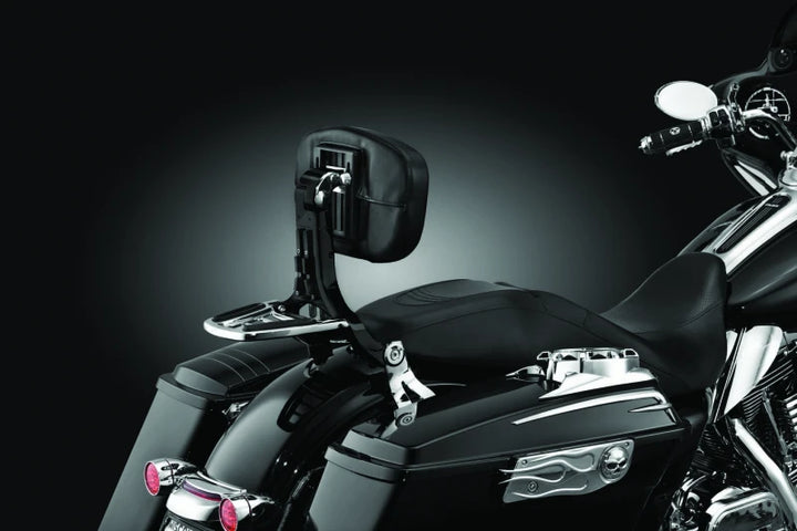 Kuryakyn Multi-Purpose Backrest Black &amp; Chrome
