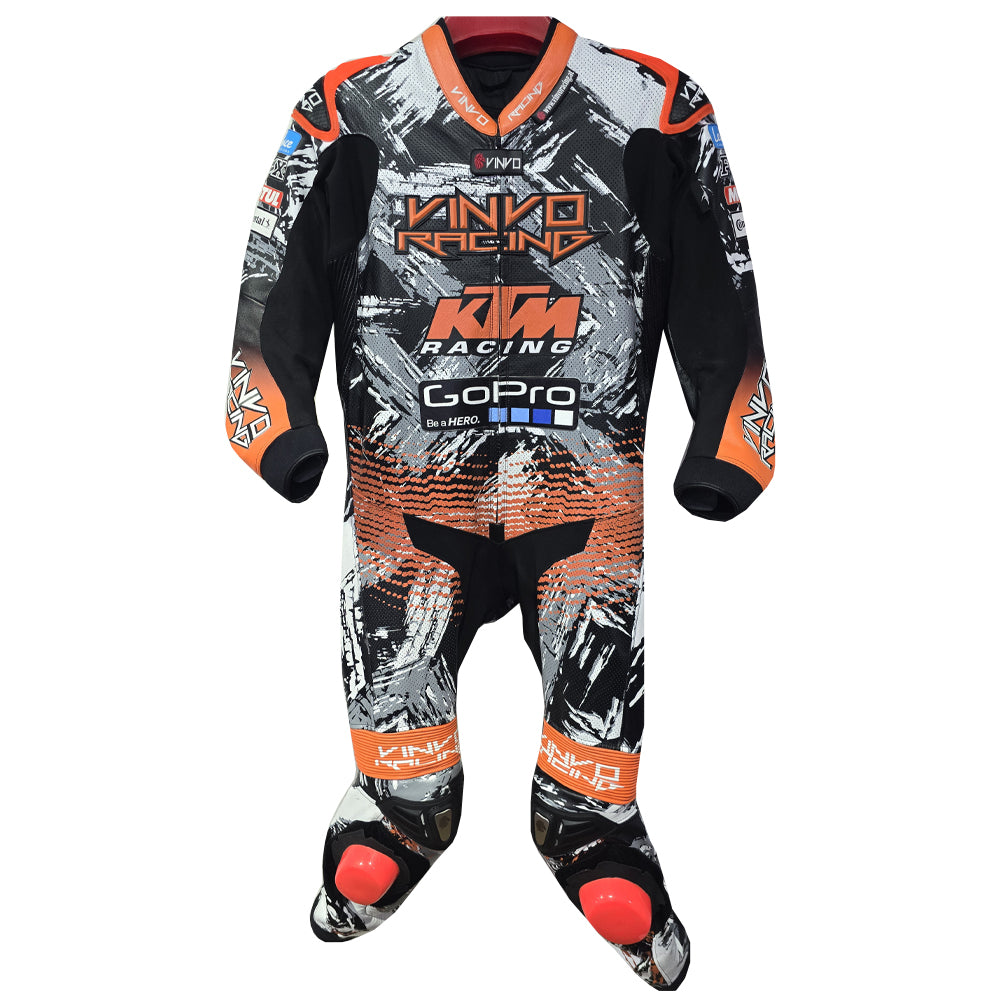 Custom Kangaroo Leather Race Suit
