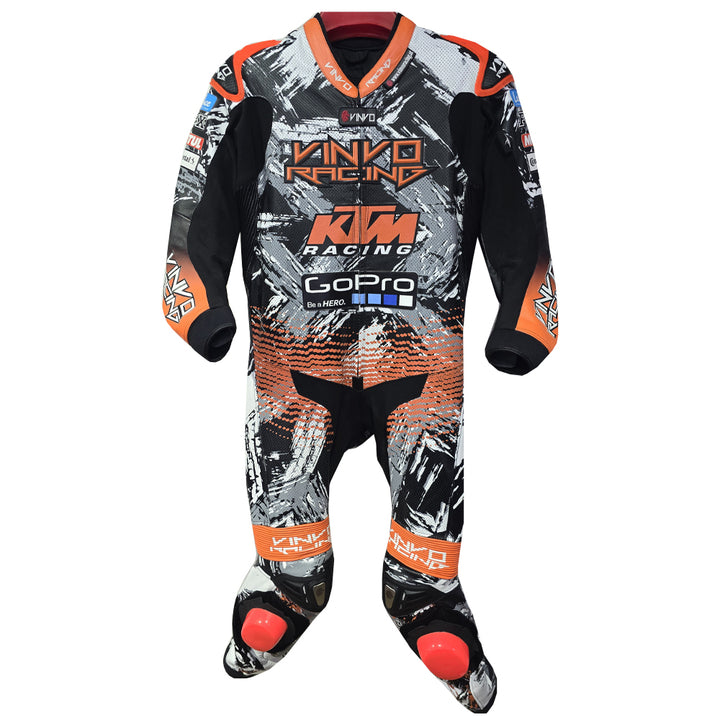 Custom Kangaroo Leather Race Suit