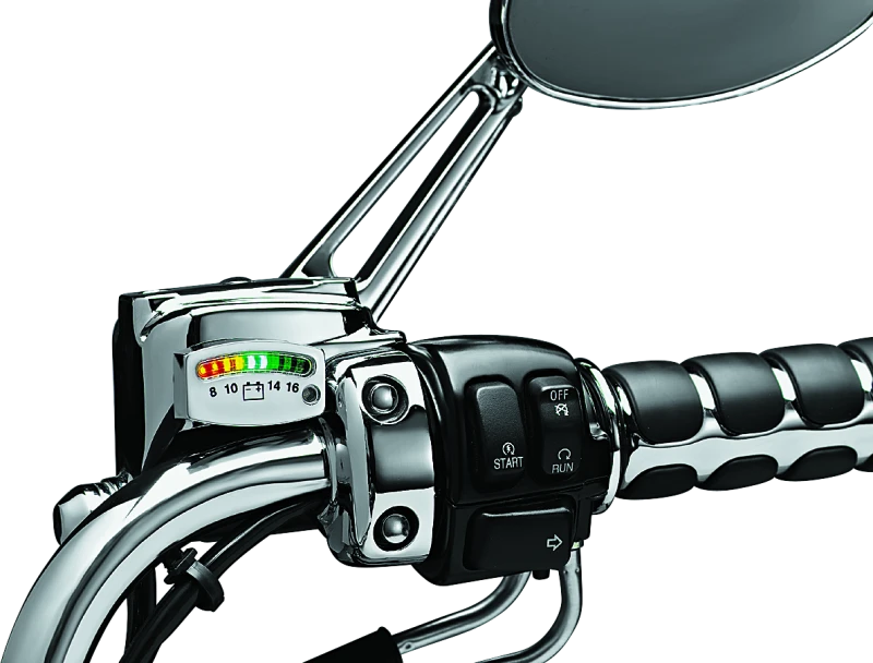 Kuryakyn Alley Cat Fuel &amp; Battery Gauges Universal