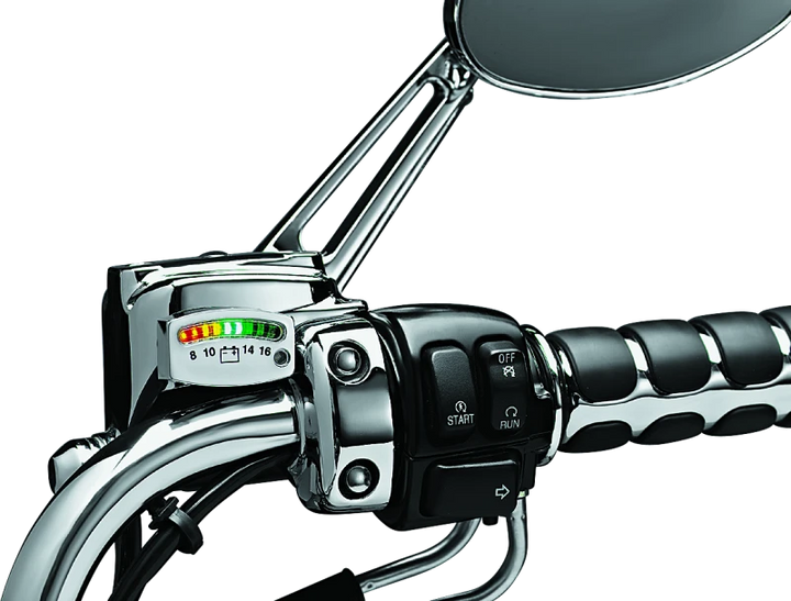 Kuryakyn Alley Cat Fuel &amp; Battery Gauges Universal