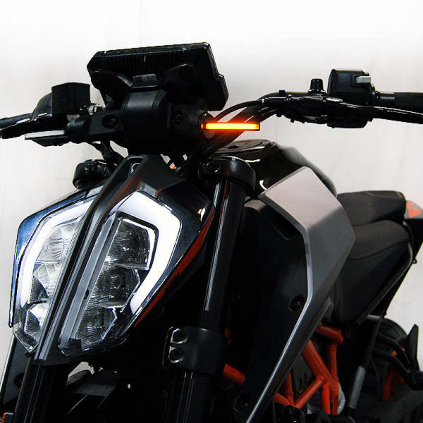 New Rage Cycles 17+ KTM 390 Front Turn Signals — 390-FB