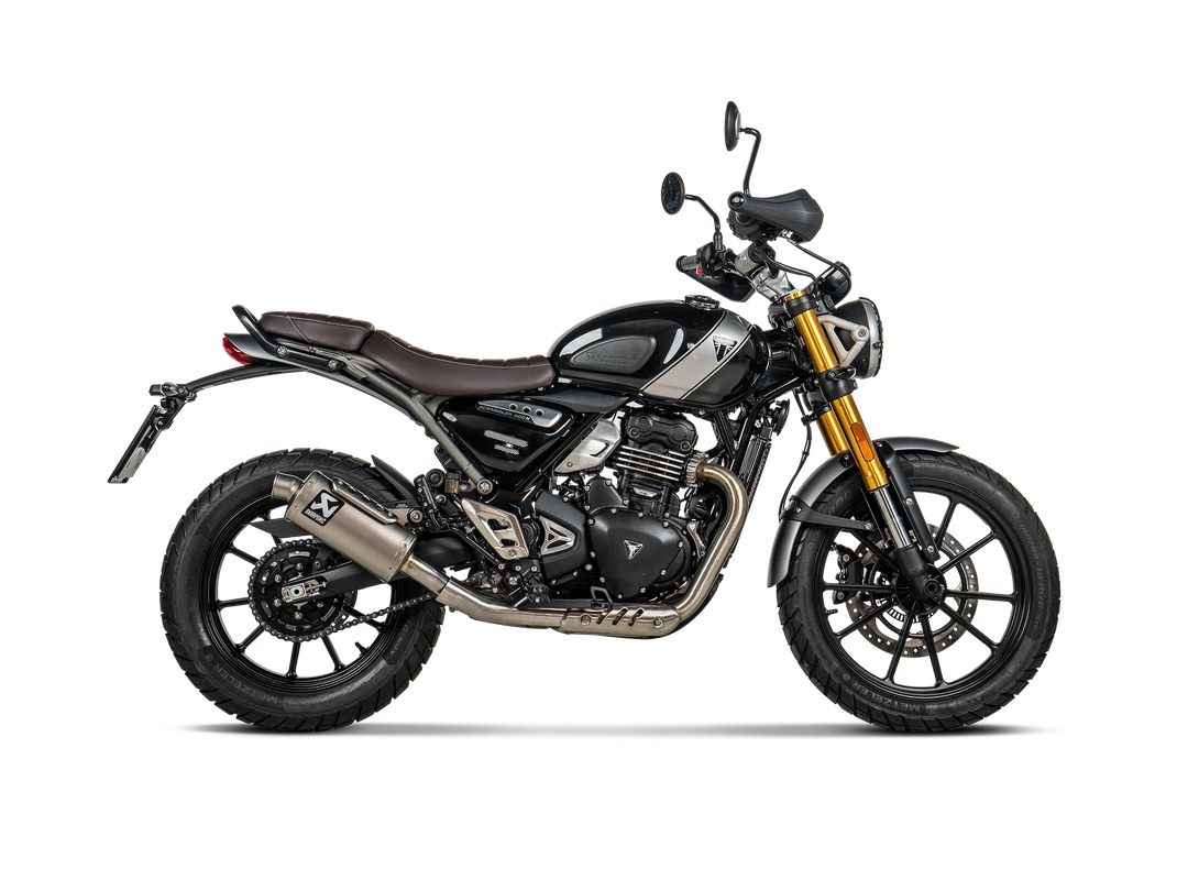 Akrapovic Slip-On Exhaust Triumph Speed 400 / Scrambler 400 X 2024-2026