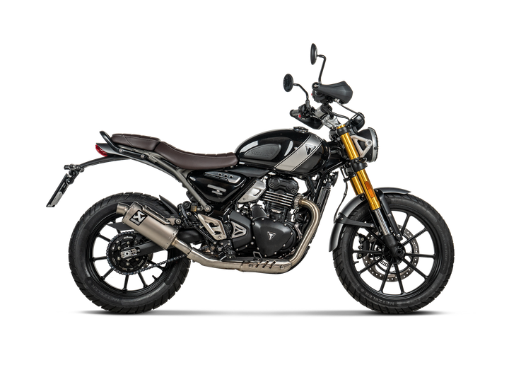 Akrapovic Slip-On Exhaust Triumph Speed 400 / Scrambler 400 X 2024-2026