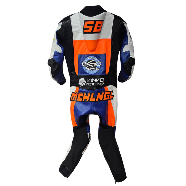 Custom Kangaroo Leather Race Suit