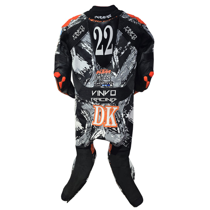 Custom Kangaroo Leather Race Suit