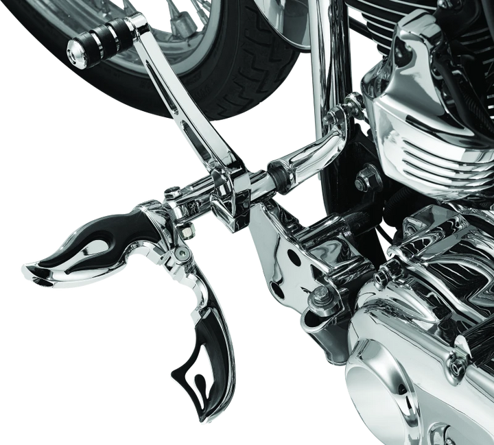 Kuryakyn Flamin Switchblades With Male Mount Adapter