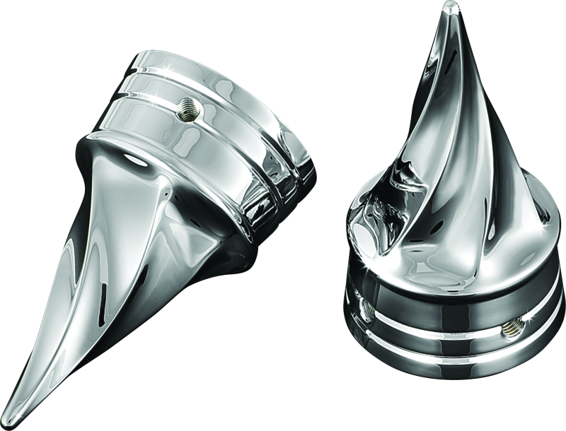 Kuryakyn Twisted Axle Caps Chrome (1217)