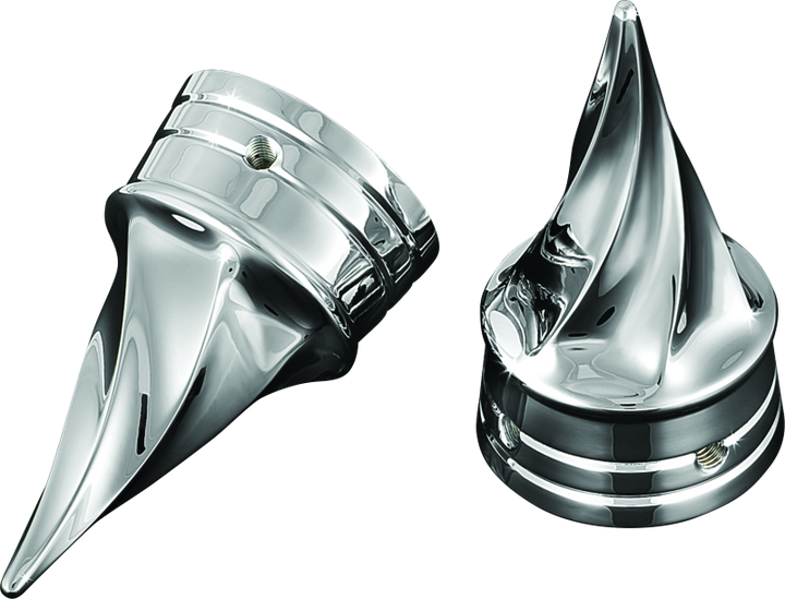 Kuryakyn Twisted Axle Caps Chrome (1217)