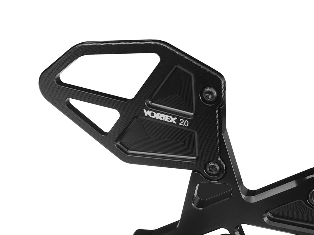 Vortex Rearsets Replacement Rear — Black (RS591K)