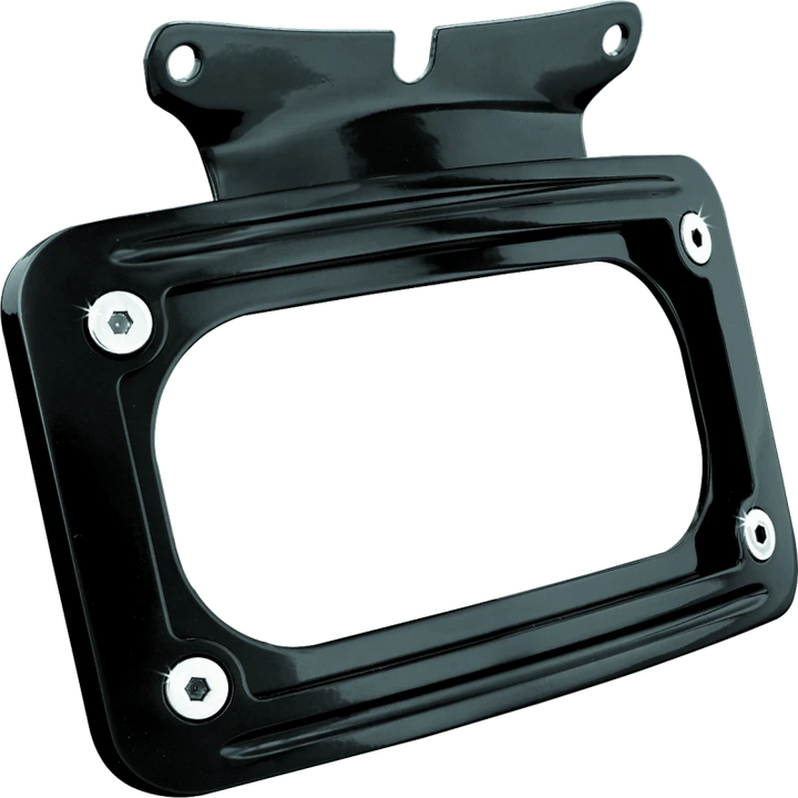 Kuryakyn Curved License Plate Mount Black (3149)