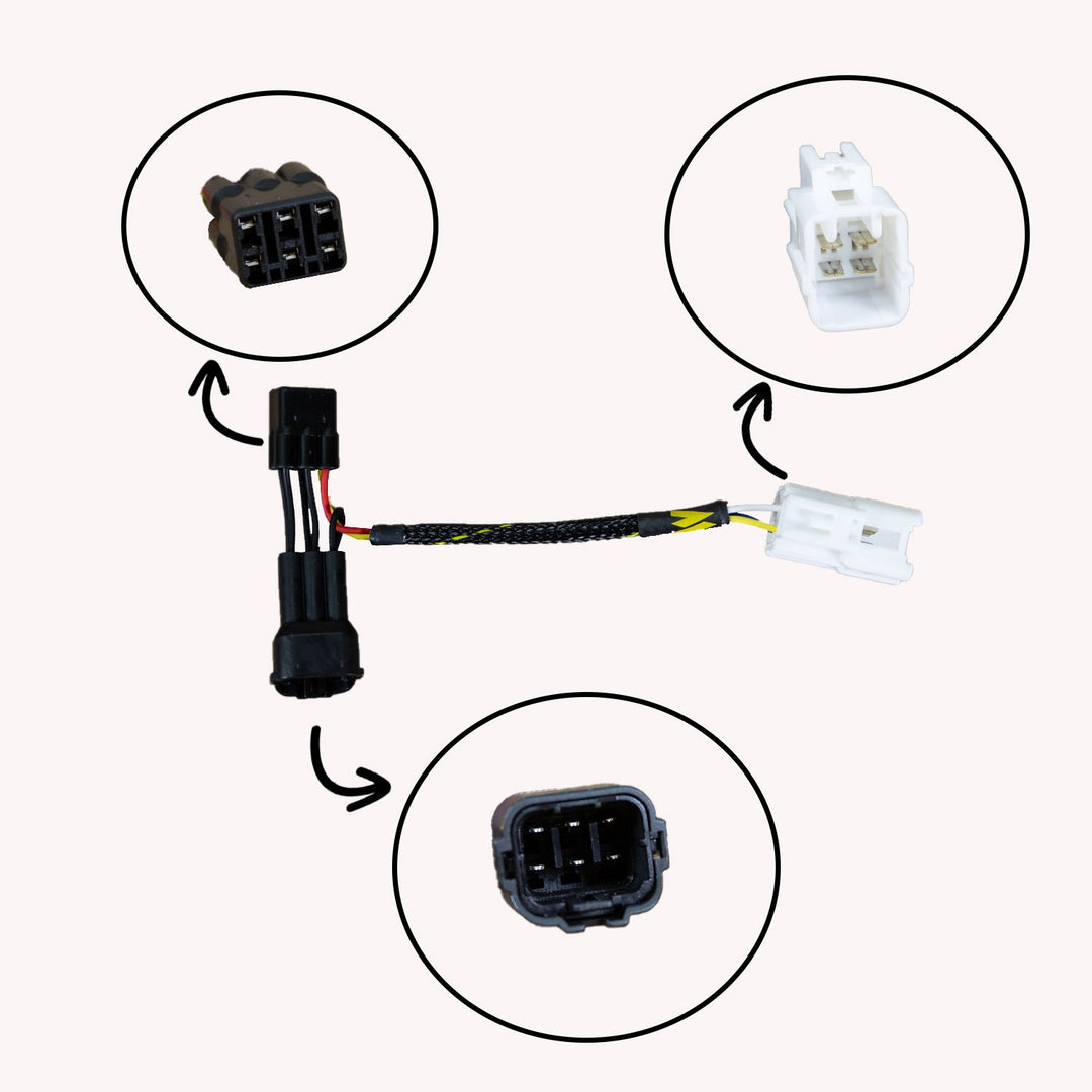 Woodcraft Kawasaki ZX10R/Ninja 650 Keyswitch Elimination Harness