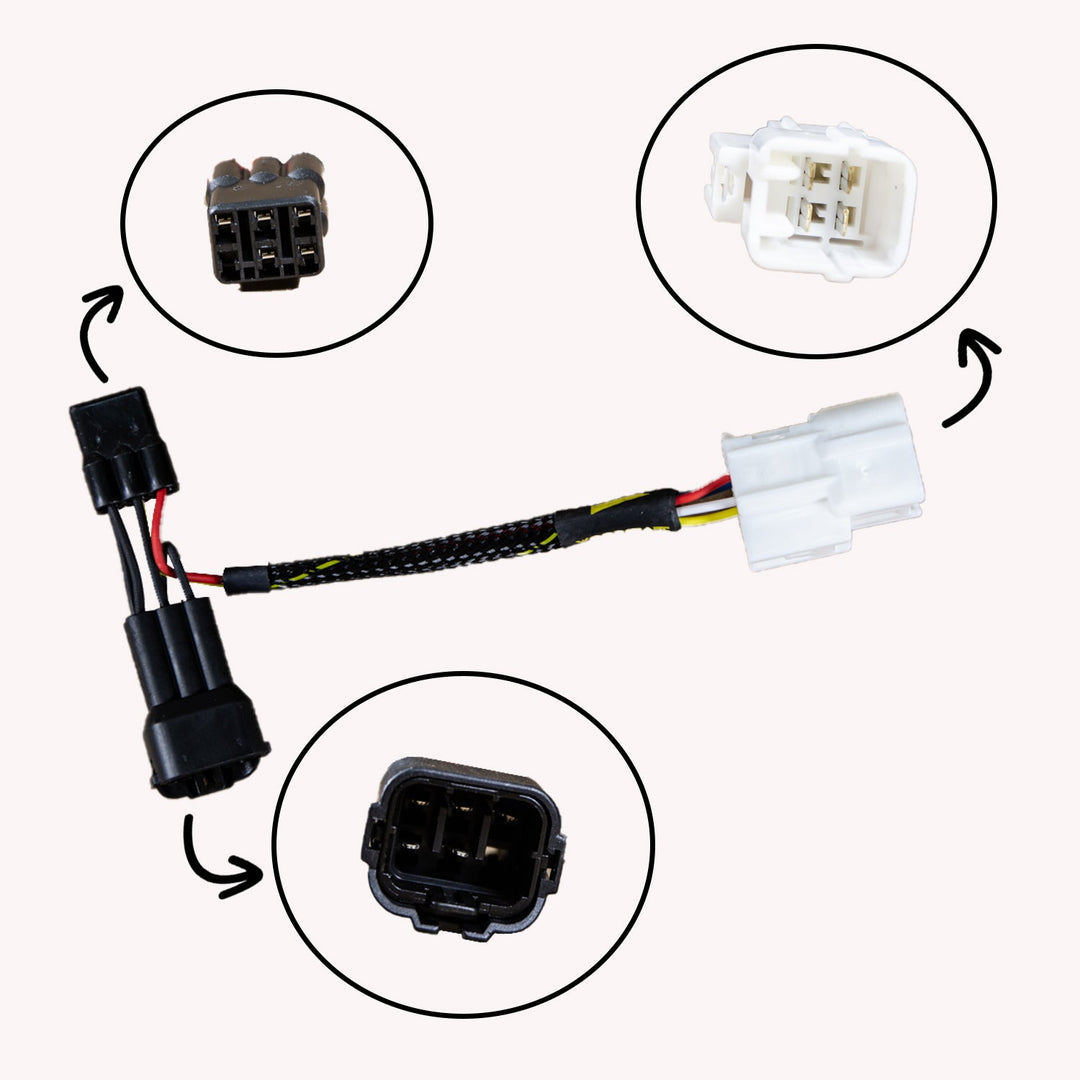 Woodcraft 2012-16 Kawasaki Ninja 650 Keyswitch Elimination Harness