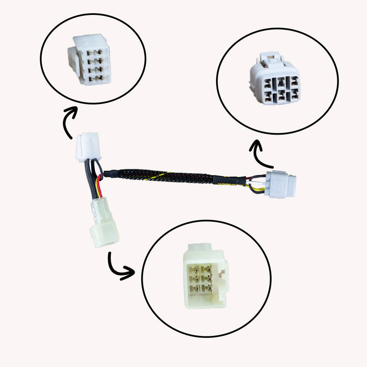 Woodcraft Suzuki GSX-R600/750/1000 Keyswitch Elimination Harness