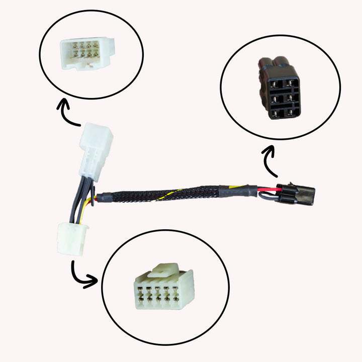 Woodcraft Suzuki GSX-R600/750/1000/1300 Hayabusa/SV650 Keyswitch Elimination Harness