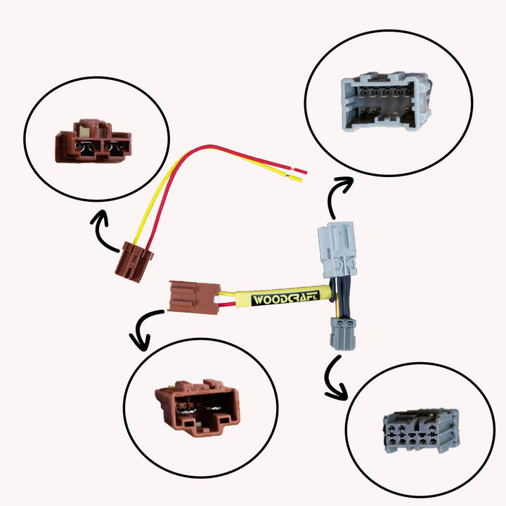 Woodcraft Honda CBR600RR (ABS MODELS) Keyswitch Elimination Harness