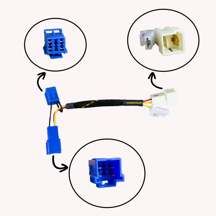Woodcraft 2015-19 Yamaha R1/R1M EU Models Keyswitch Elimination Harness