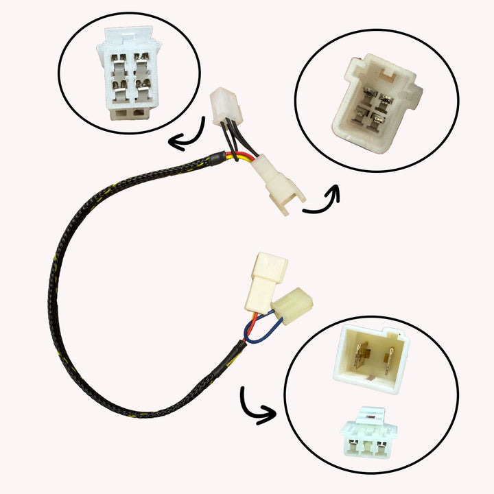 Woodcraft Yamaha MT07 Keyswitch Elimination Harness