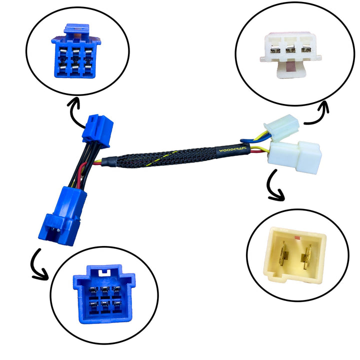 Woodcraft Yamaha Tenere 700 2021-2023 Keyswitch Elimination Harness