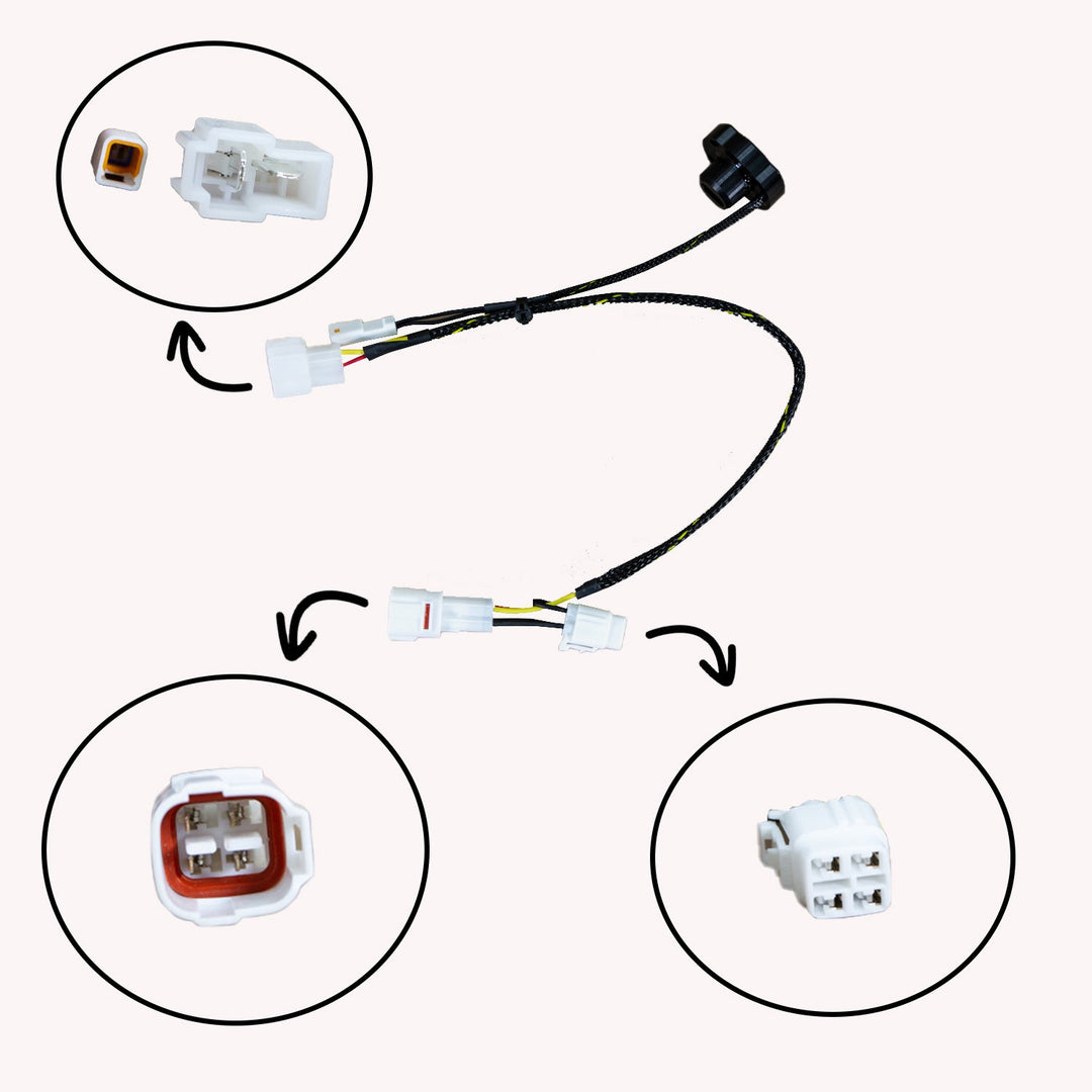 Woodcraft KTM 790 Duke Keyswitch Elimination Harness