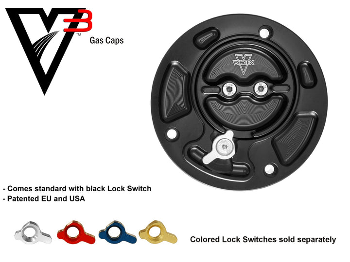 Vortex V3 Fuel Cap Yamaha — Black (GC620K)