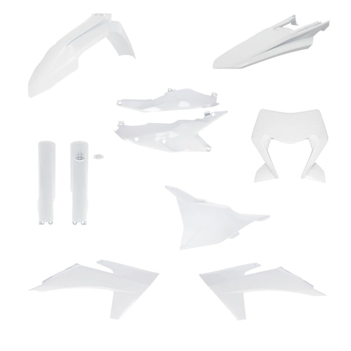 Acerbis 24+ KTM EXC/EXC-F/ XC-F/ XC-W/ XCF-W/ XW-F Plastic Kit - White