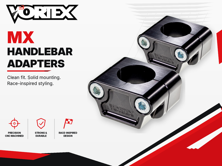 Vortex V3 Handlebar MX Low OS 1-1/8in — Black (HB987K)