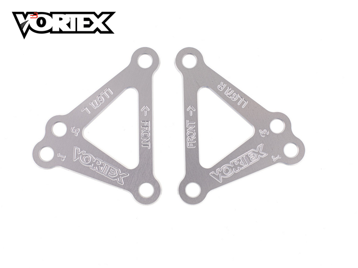 Vortex 99-01,03-05 Yamaha YZF-R6,06-09 YZF-R6 S Lowering Link Kit — Silver (LL671)