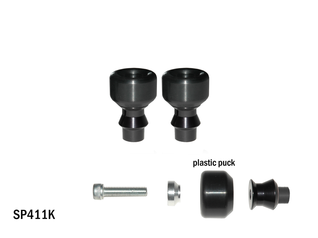 Vortex Swingarm Slider Spools 10mm — Black (SP411K)