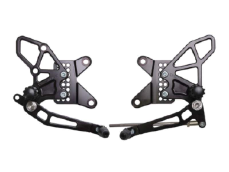 Vortex 13-18 Kawasaki ZX636 Ninja ZX-6R Rear Set — Black (RS416K)
