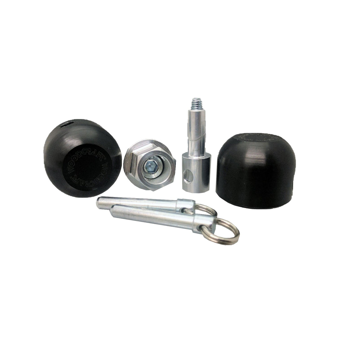 Woodcraft Front Axle Slider Kit, Yamaha FZ1 2006-15, FZ6 2006-10, MT09 2021-24, Tracer 900/GT 2021-24