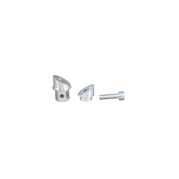 Woodcraft Ducati Scrambler - Front Axle Slider Base Kit - Axle Side