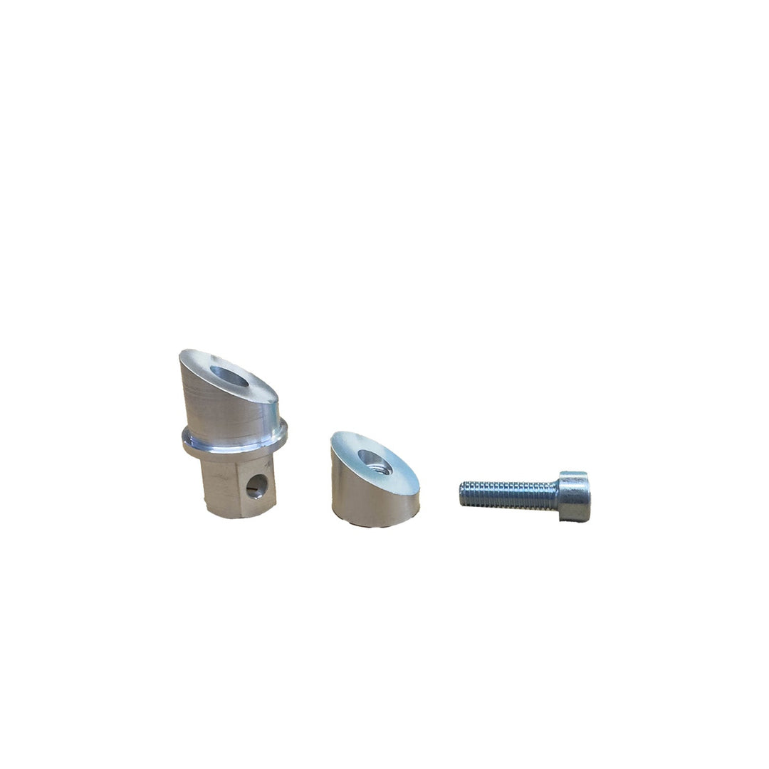 Woodcraft Ducati V2 Front Axle Slider Base Kit - Axle Side