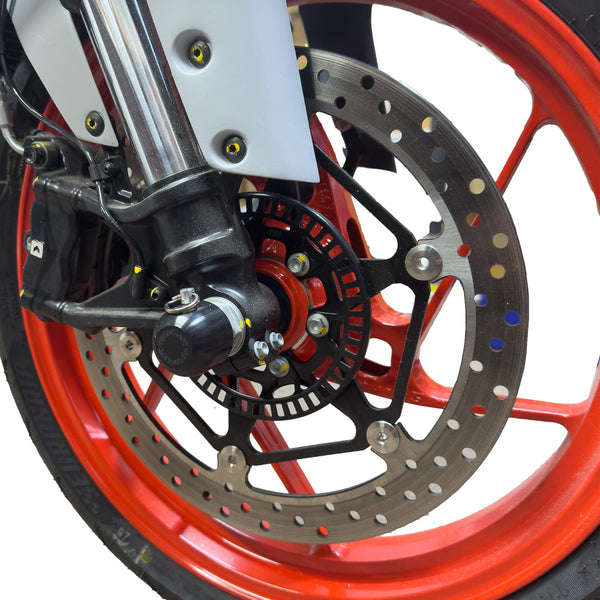 Woodcraft Front Axle Slider Kit, Aprilia RS457