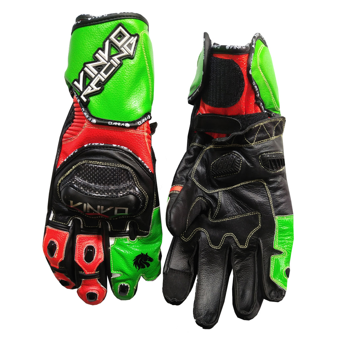 Custom Leather Race Gloves