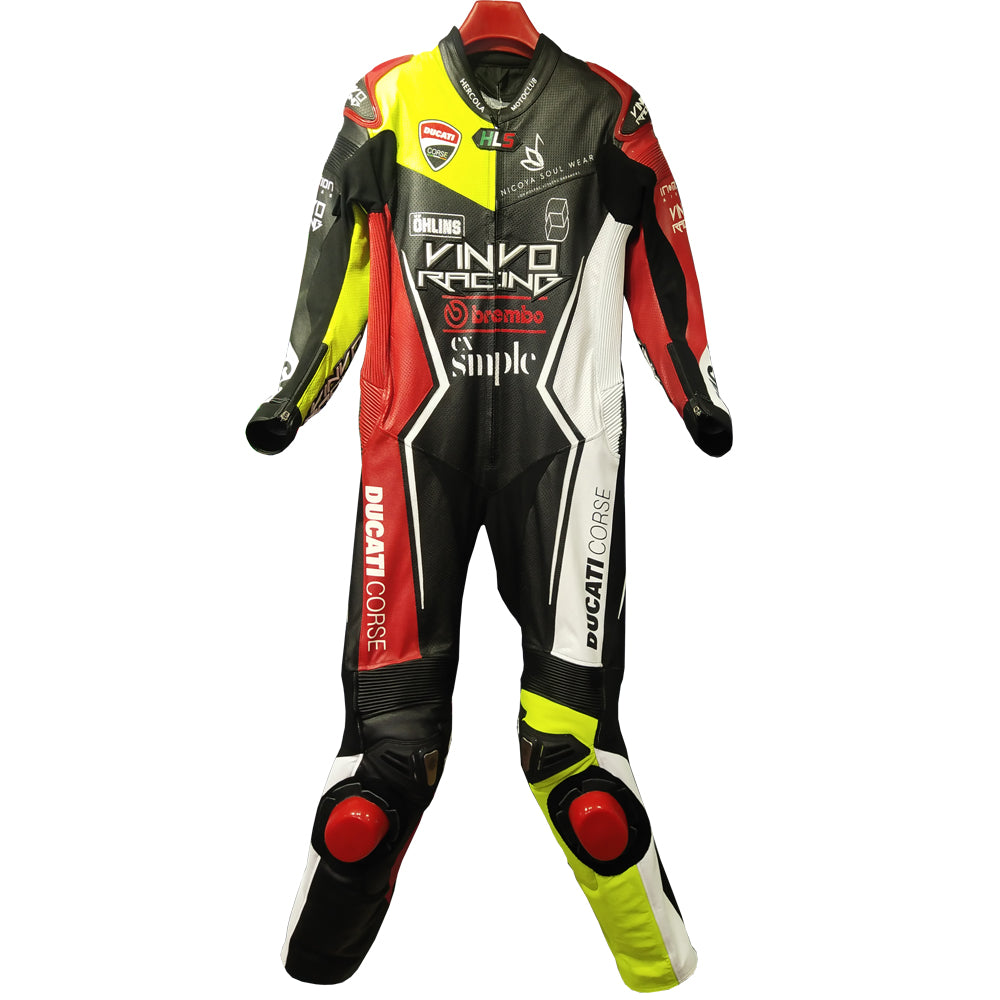 Custom Kangaroo Leather Race Suit