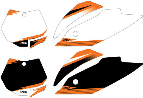 Factory Effex Number Plate Backgrounds (12-64520)