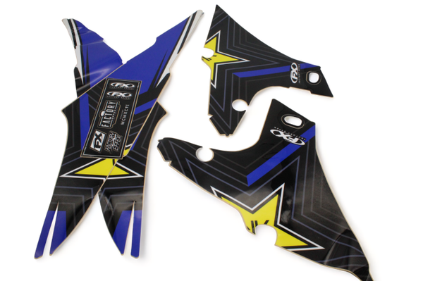 Factory Effex Rockstar Shroud Graphic Kit — Yamaha YZ450F 2018